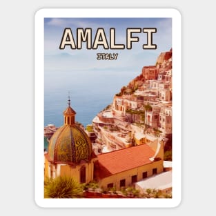 Italy Amalfi Retro Vintage Travel Souvenir Sticker